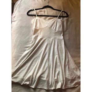White mini dress